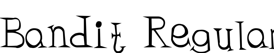Bandit Regular Font Download Free