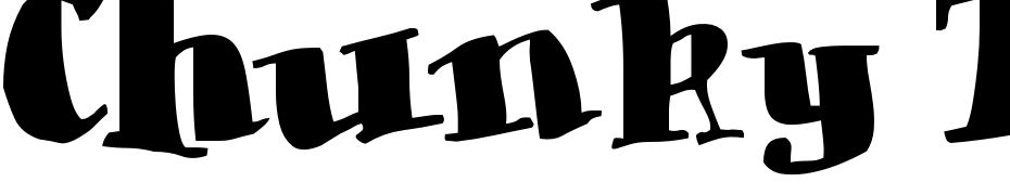 Chunky Times Font Download Free
