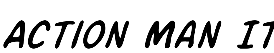 Action Man Italic Font Download Free