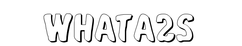 Whatafont Shadow Font Download Free