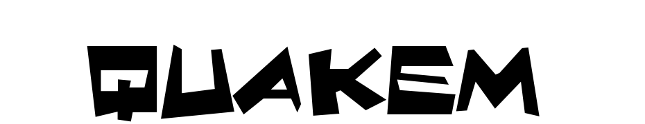 Quake & Shake Max Font Download Free