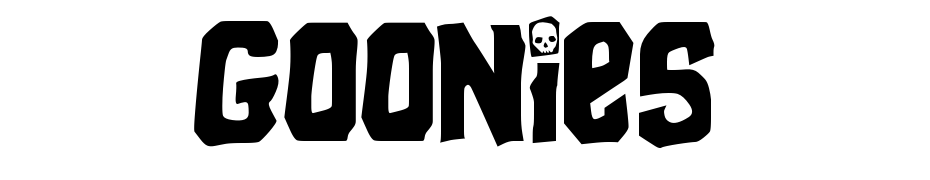 Goonies Font Download Free