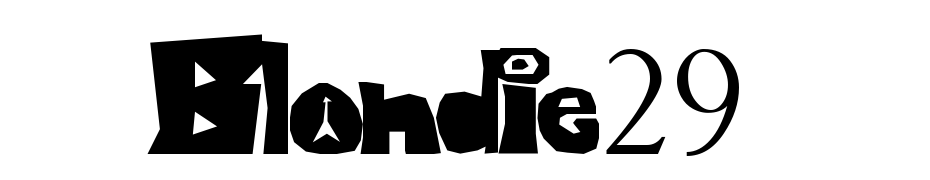 Blondie Font Download Free