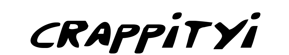 Crappity Crap Crap Italic Font Download Free