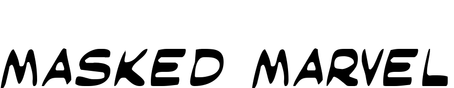 Masked Marvel Light Font Download Free