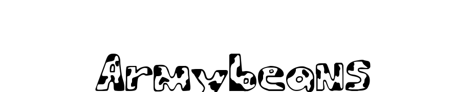 Army Beans Regular Font Download Free