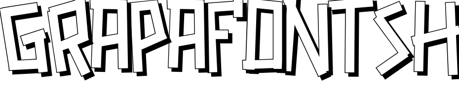 Grapafontshadow Font Download Free
