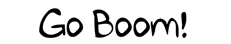 Go Boom! Scarica Caratteri Gratis