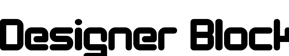 Designer Block Font Download Free