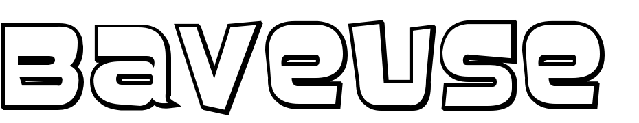 Baveuse 3D Font Download Free
