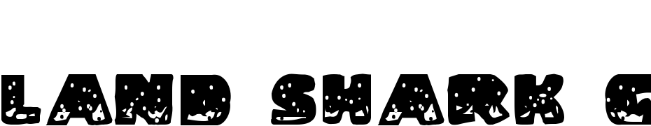 Land Shark Grunge Font Download Free