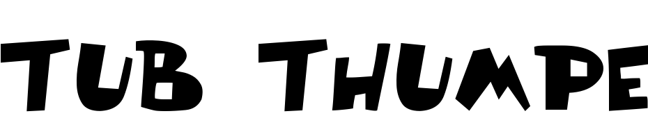 Tub Thumper Font Download Free