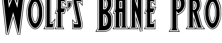 Wolf's Bane Pro Font Download Free