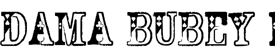 Dama Bubey Normal Font Download Free
