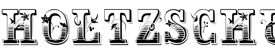 Holtzschue Regular Font Download Free