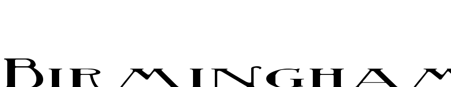 Birmingham Squat Font Download Free