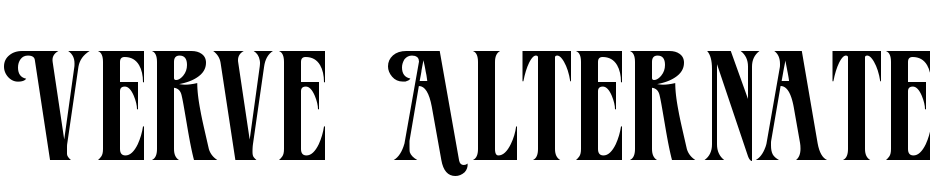 Verve Alternate Font Download Free