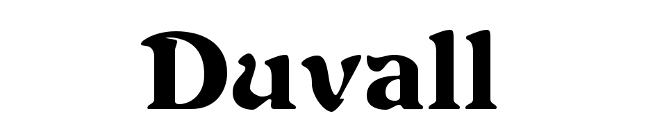 Duvall Font Download Free