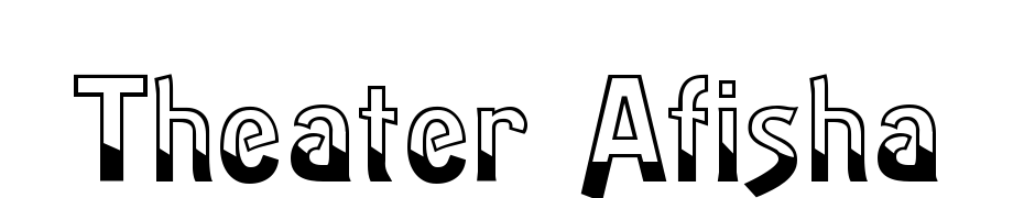Theater Afisha Font Download Free