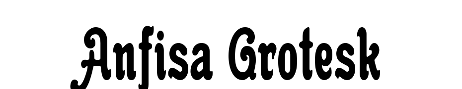 Anfisa Grotesk Font Download Free