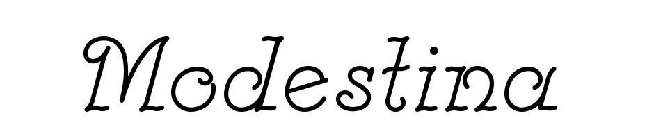 Modestina Font Download Free