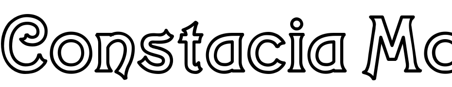 Constacia Modern Deco Font Download Free