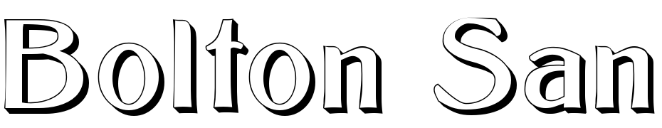 Bolton Sans Embossed Font Download Free
