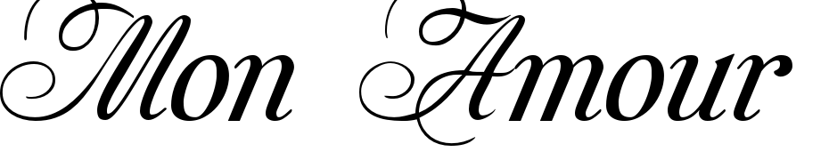 Mon Amour Two Medium Font Download Free