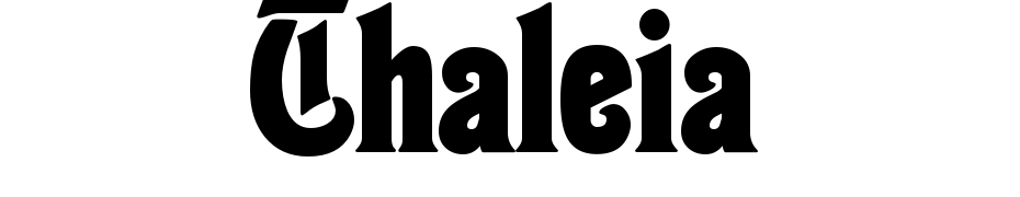 Thaleia cкачати шрифт безкоштовно