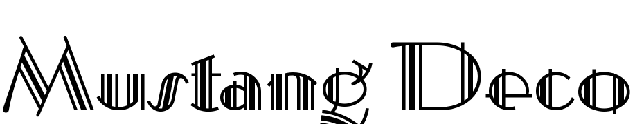Mustang Deco Font Download Free