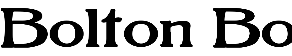 Bolton Bold Font Download Free