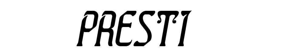 Presidente Tequila Italic cкачати шрифт безкоштовно
