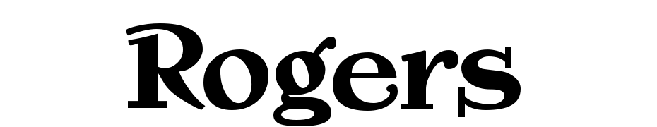 Rogers cкачати шрифт безкоштовно