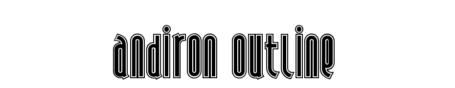 Andiron Outline Font Download Free