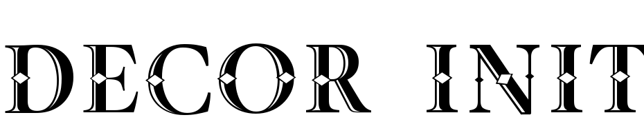 Decor Initial Yazı tipi ücretsiz indir