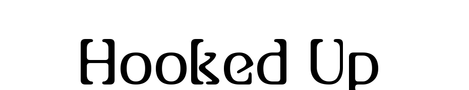 All Hooked Up Font Download Free