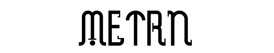 Metropolis NF Yazı tipi ücretsiz indir