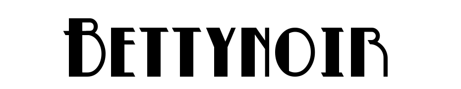 Betty Noir Yazı tipi ücretsiz indir