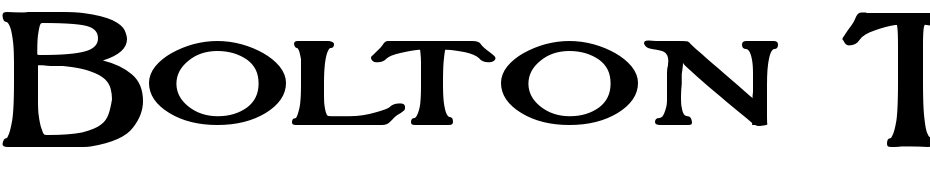Bolton Titling Bold Polices Telecharger