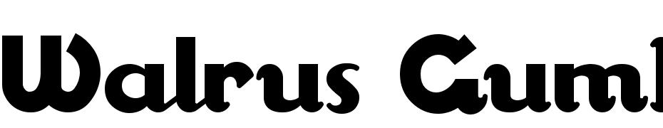 Walrus Gumbo Yazı tipi ücretsiz indir