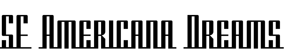 SF Americana Dreams SC Upright Font Download Free