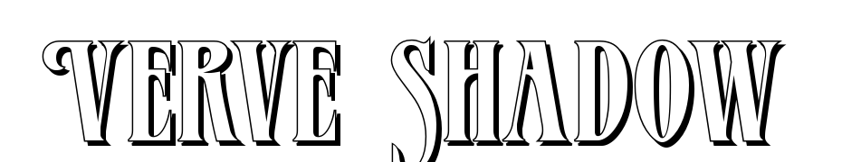 Verve Shadow Fuente Descargar Gratis
