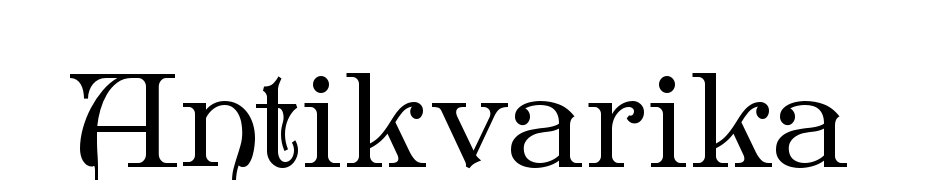 Antikvarika Font Download Free