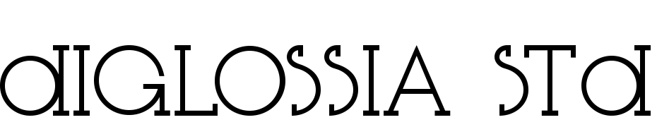 Diglossia Std Font Download Free