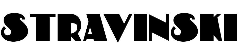 Stravinski Deco Font Download Free