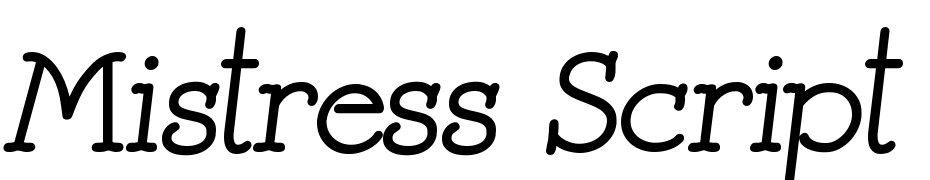 Mistress Script Schrift Herunterladen Kostenlos