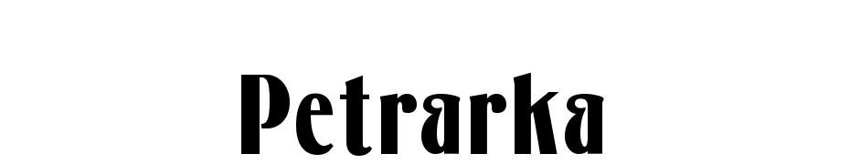 Petrarka cкачати шрифт безкоштовно