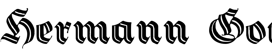 Hermann Gotisch Deco C Font Download Free