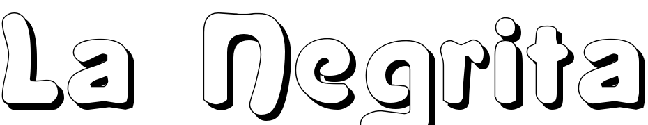 La Negrita Shadow Font Download Free