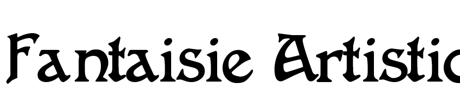 Fantaisie Artistique Scarica Caratteri Gratis